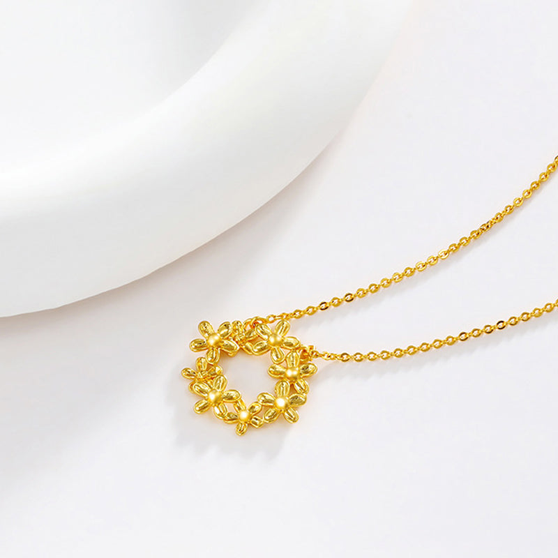 Flower accessory collarbone chain