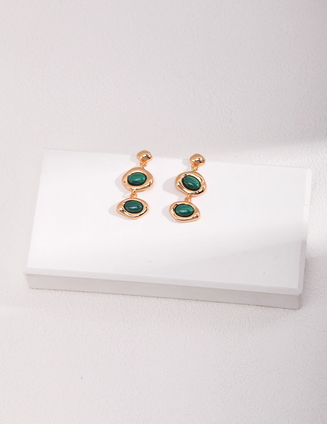 Natural Treasure · Malachite Jewelry Set