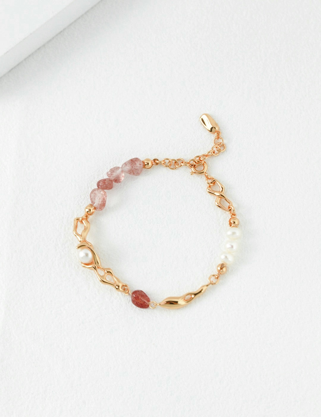 Dreamy Sweet Strawberry Crystal Pearl Set