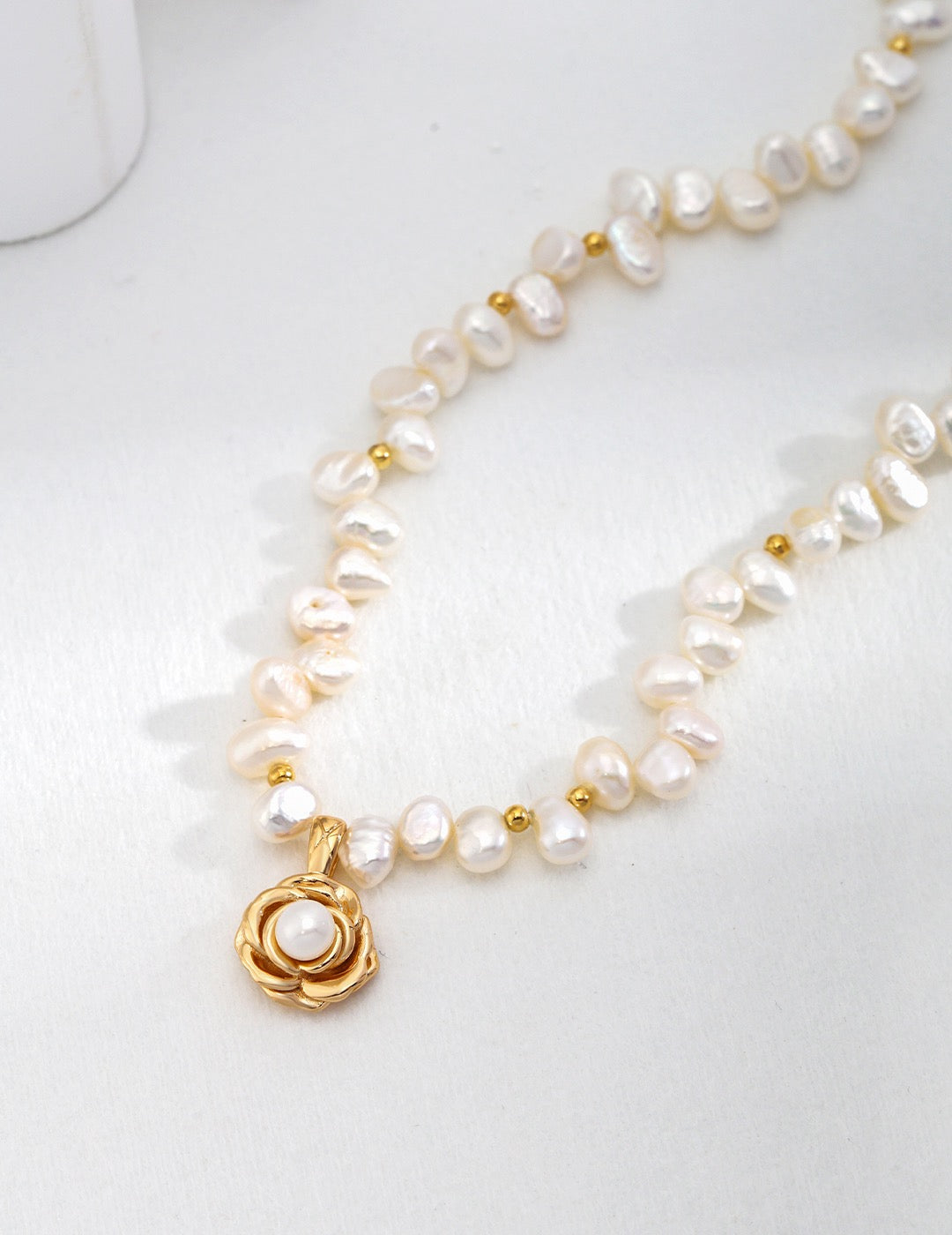 Camellia Dreams · Freshwater Pearl Jewelry Set